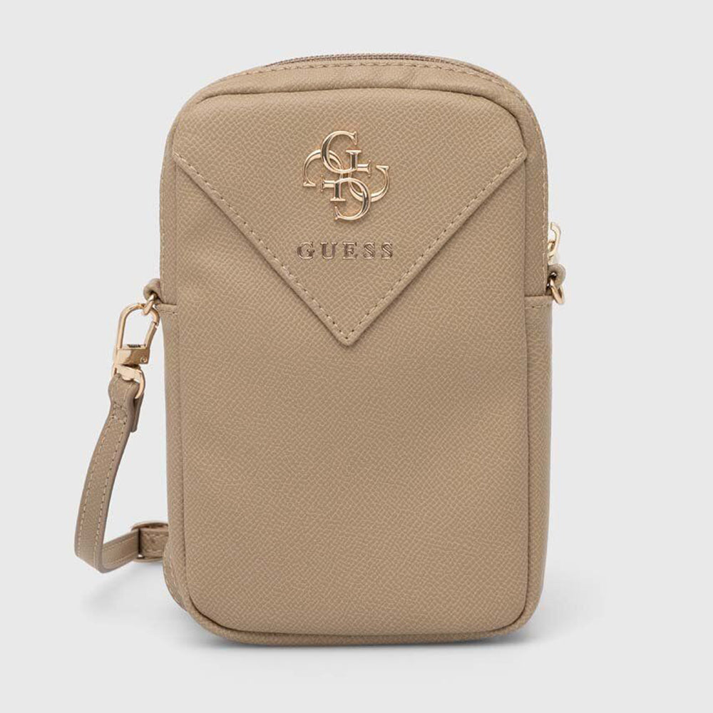 Bolsa Universal para Telefone, Guess, Triangle 4G, Dourada