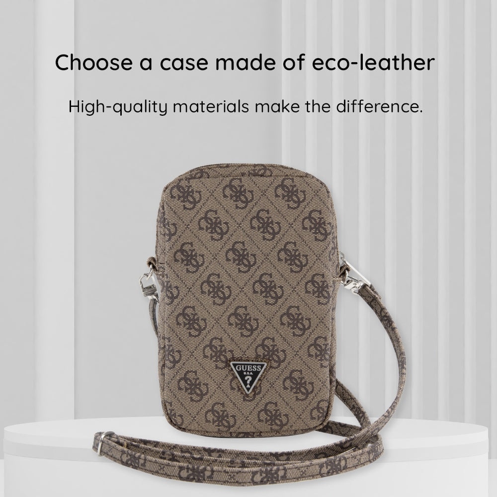 Bolsa Universal para Telefone, Guess, Triangle 4G, Dourada