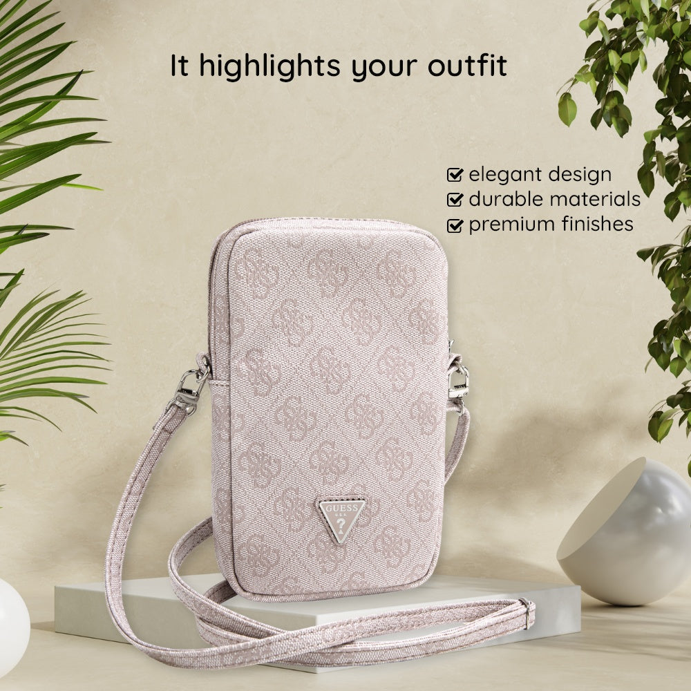 Bolsa Universal para Telefone, Guess, Triangle 4G, Preta