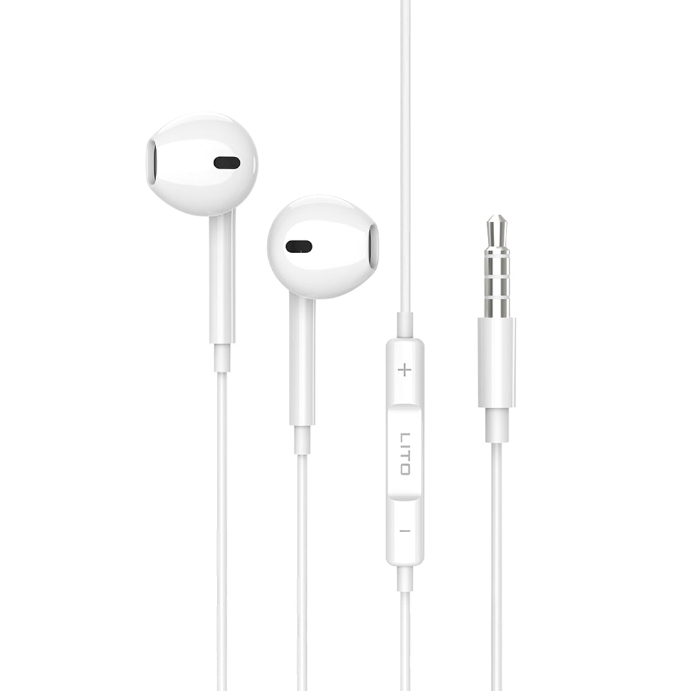 Handsfree 3.5mm Lito LF01A, Branco