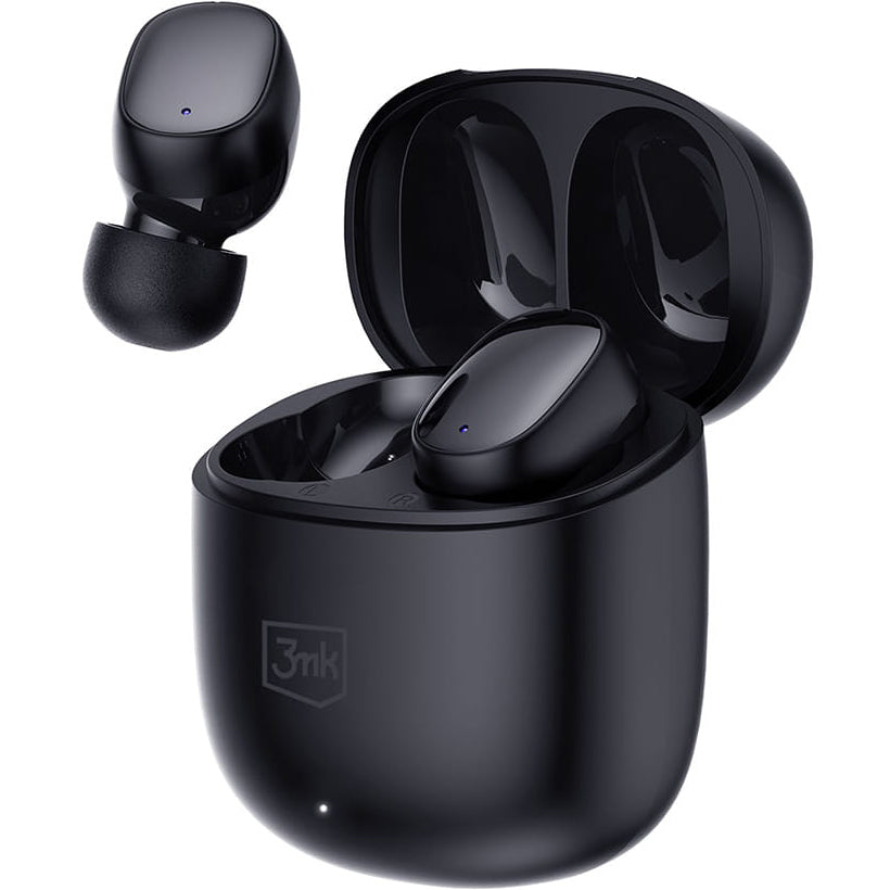 Handsfree Bluetooth 3MK FlowBuds, TWS, Preto