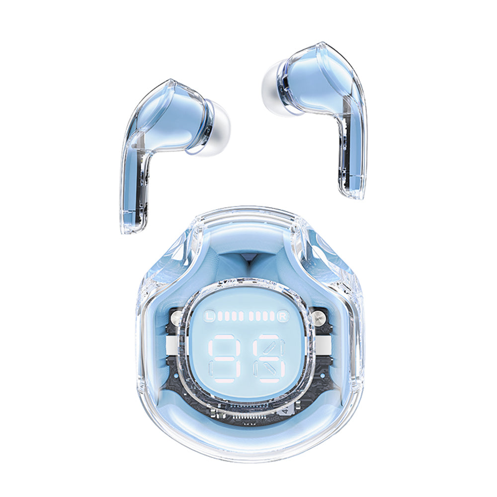 Handsfree Bluetooth Acefast T8, TWS, Azul