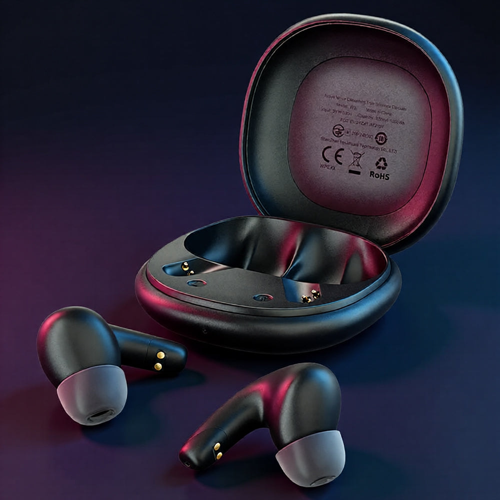 Handsfree Bluetooth Acefast W3, TWS, ANC, Preto