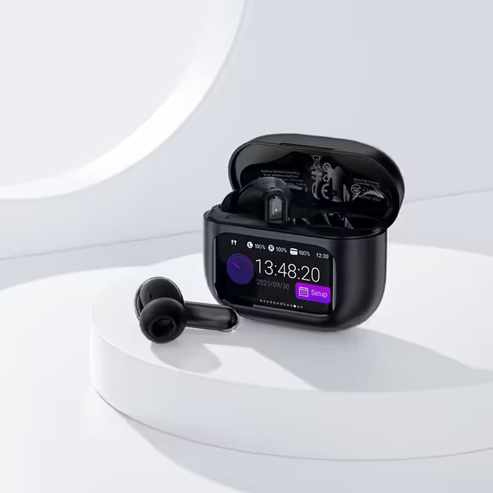Handsfree Bluetooth Acefast W6, TWS, ANC, Preto