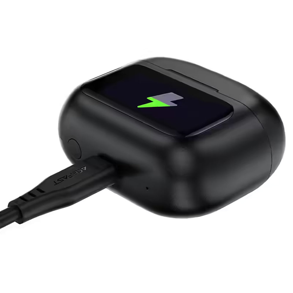 Handsfree Bluetooth Acefast W6, TWS, ANC, Preto