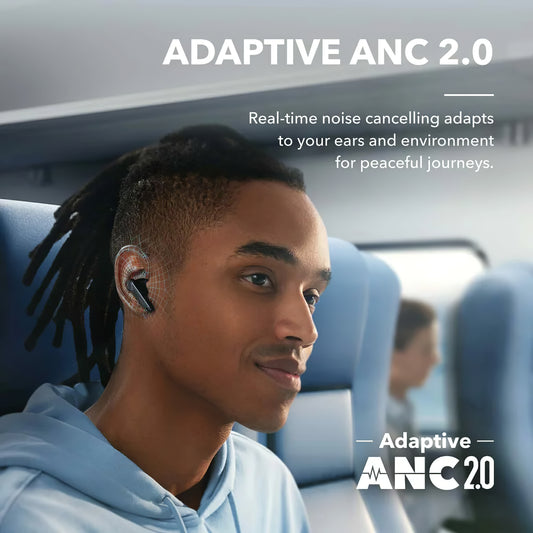 Mãos-livres Bluetooth Anker SoundCore Liberty 4 NC, TWS, ANC, MultiPoint, Preto A3947G11