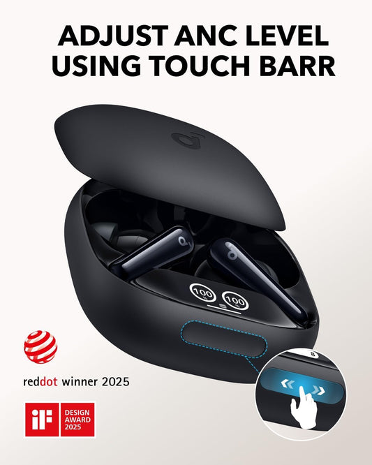 Handsfree Bluetooth Anker Soundcore Liberty 4 Pro, TWS, ANC, Preto A3954G11