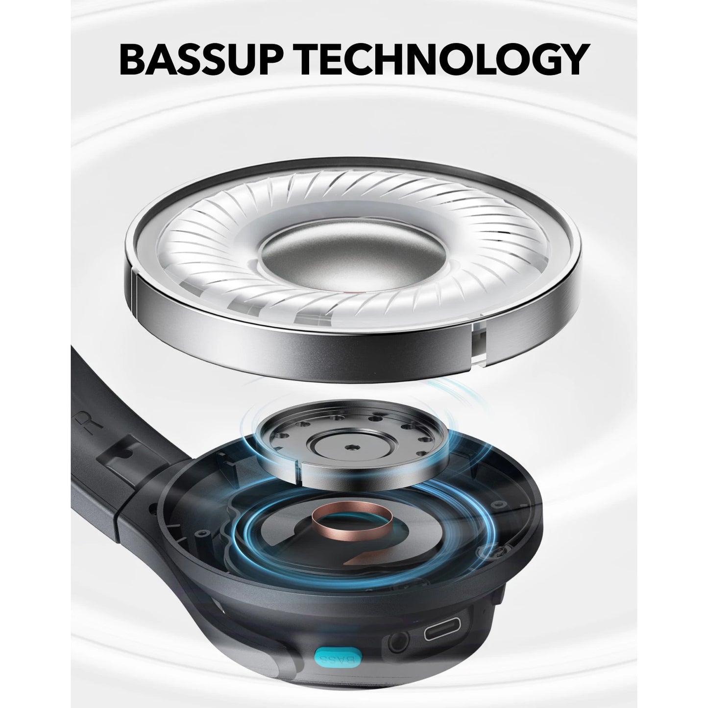 Handsfree Bluetooth Anker Soundcore Q11i, MultiPoint, A2DP, Cinzento A3005GA1