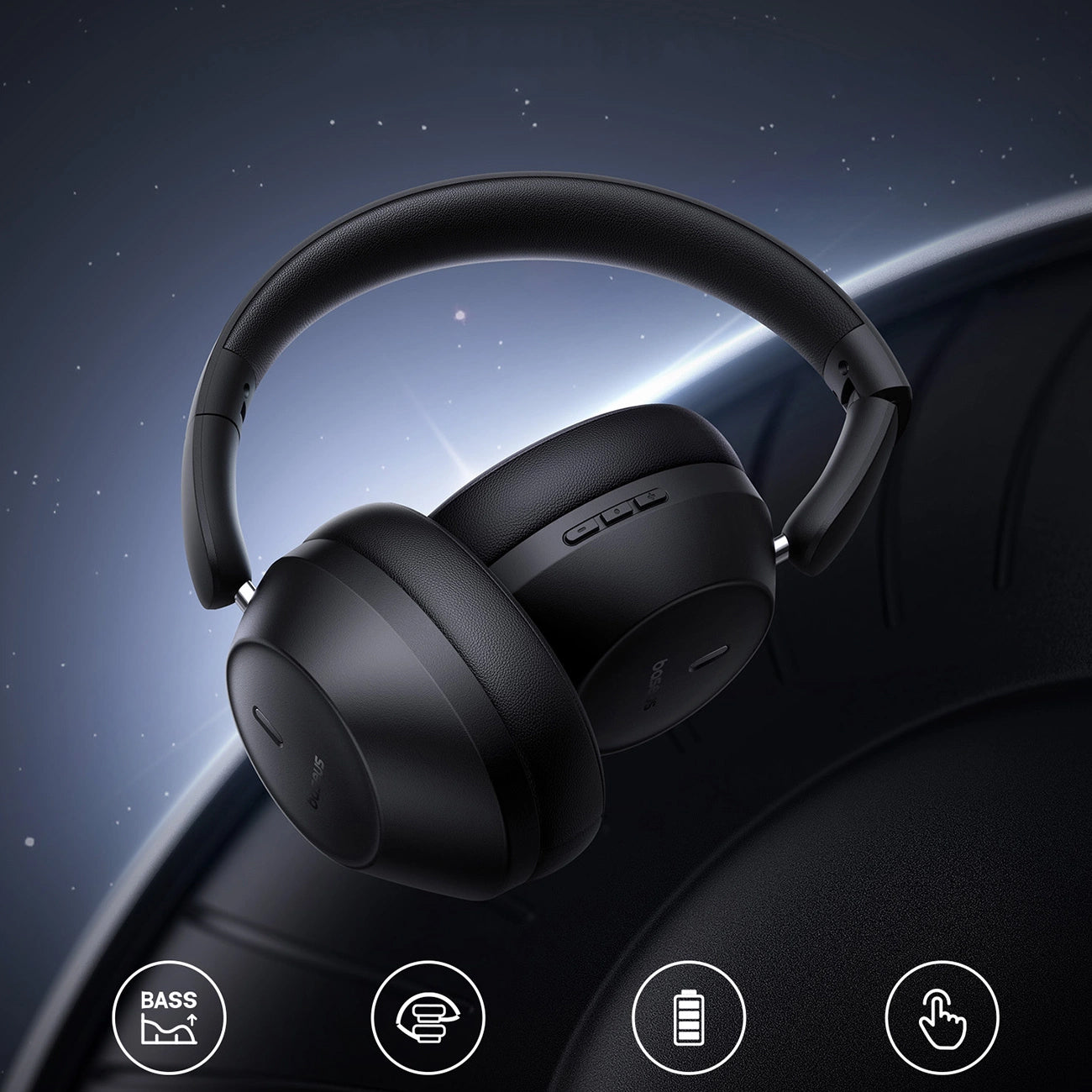 Handsfree Bluetooth Baseus Bass 30 Max, A2DP, Preto A00070700121-00