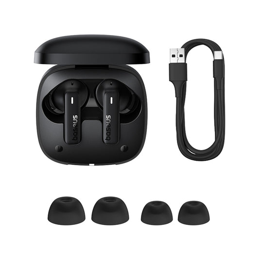 Handsfree Bluetooth Baseus Bowie E19, TWS, Preto A00069600113-00