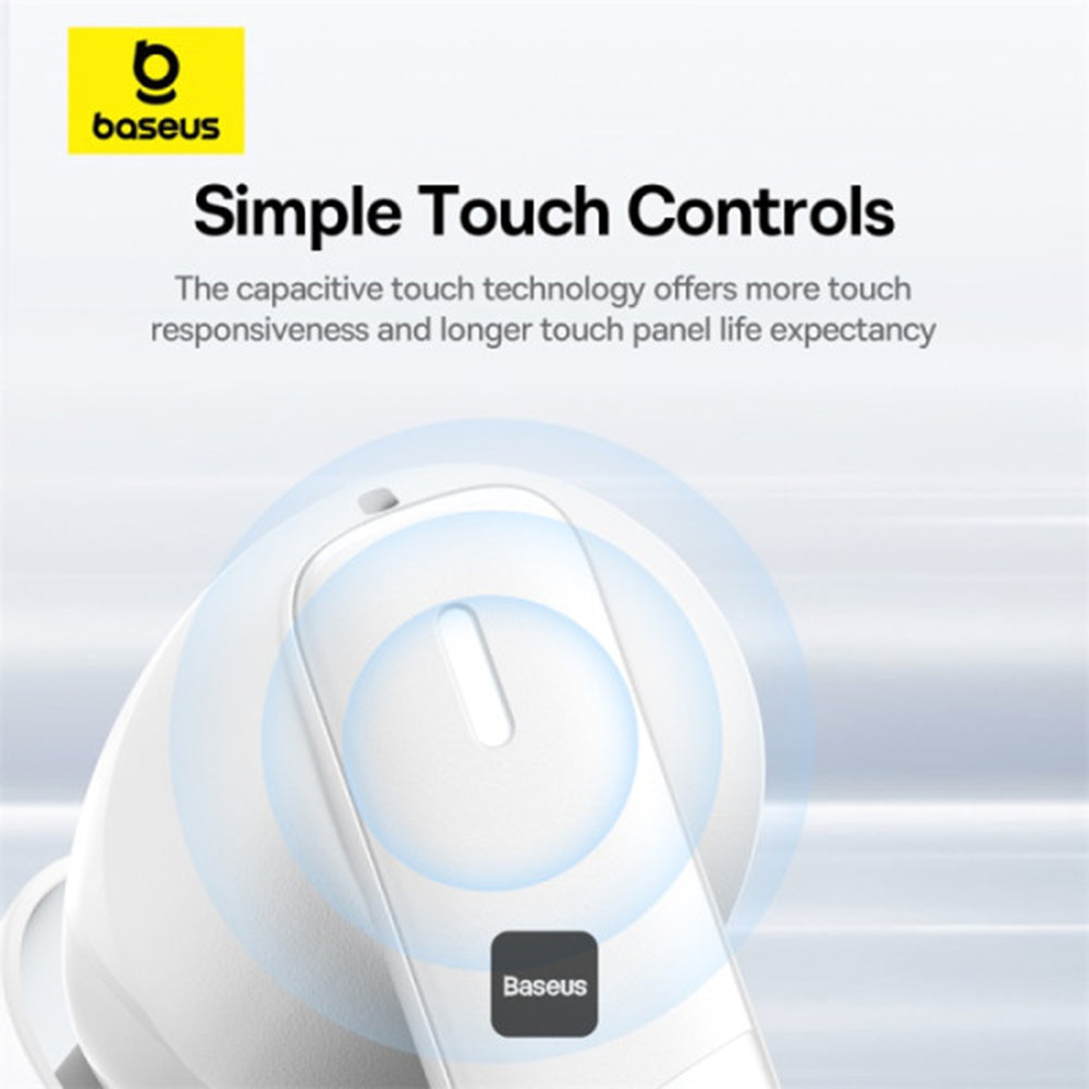 Handsfree Bluetooth Baseus Bowie E20, TWS, Branco A00069700223-00