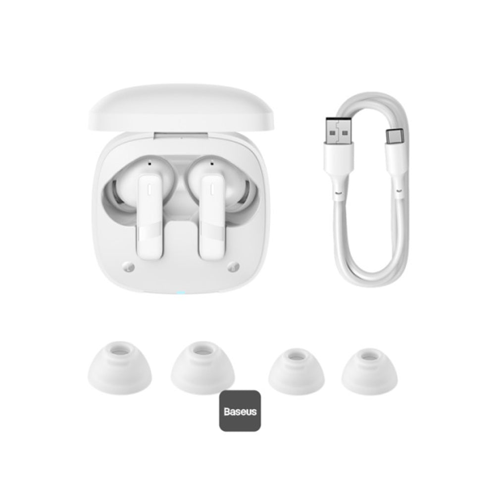 Handsfree Bluetooth Baseus Bowie E20, TWS, Branco A00069700223-00