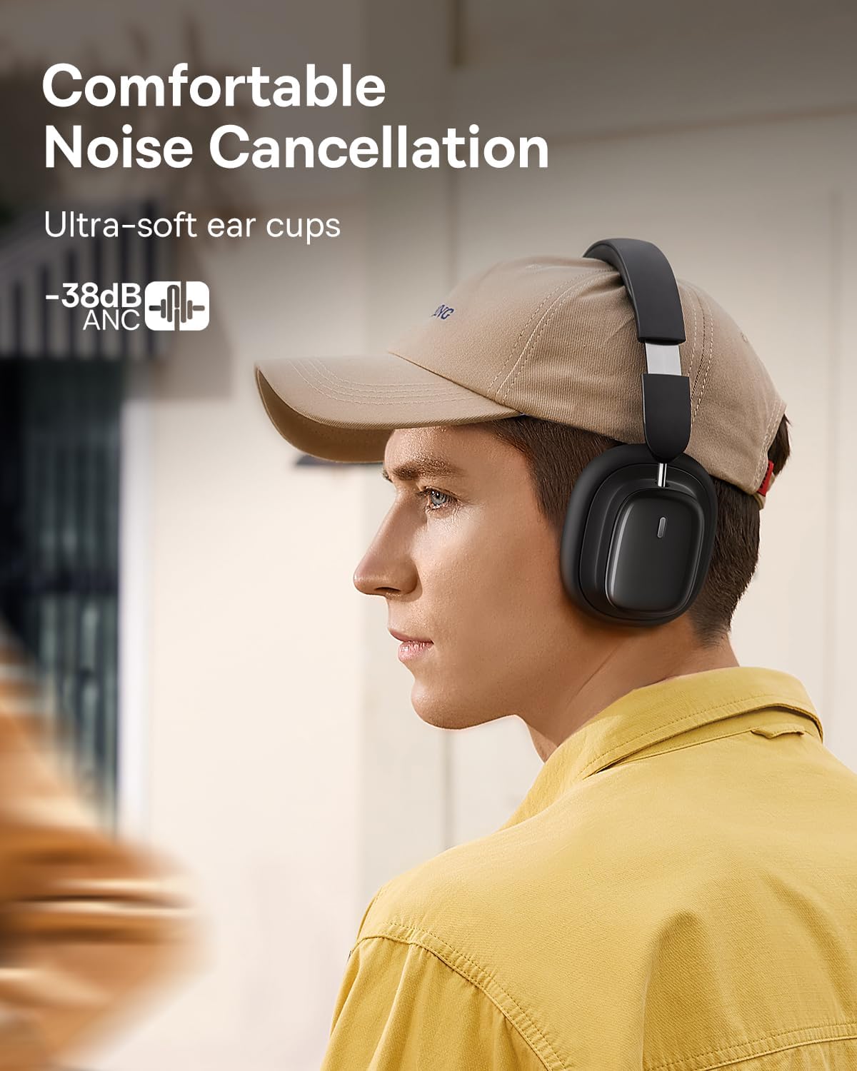 Handsfree Bluetooth Baseus Bowie H1i, A2DP, ANC, Preto A00050402113-00