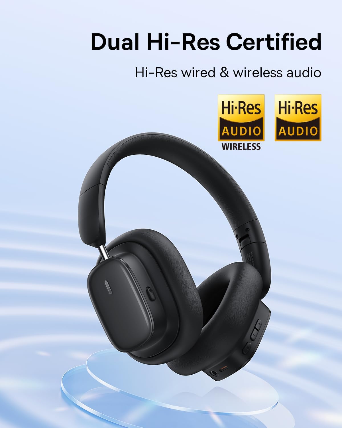 Handsfree Bluetooth Baseus Bowie H1i, A2DP, ANC, Preto A00050402113-00