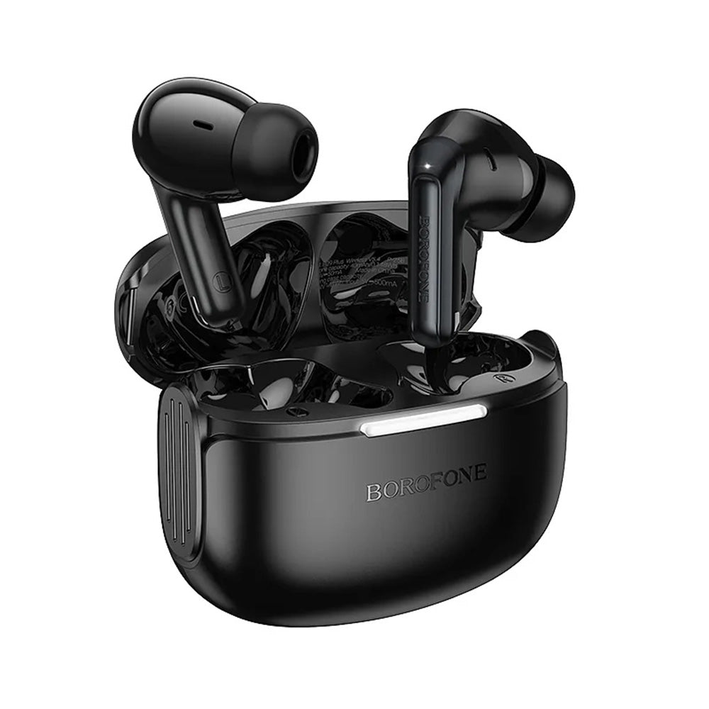 Handsfree Bluetooth Borofone FQ9 Plus Peaceful, TWS, ANC, Preto
