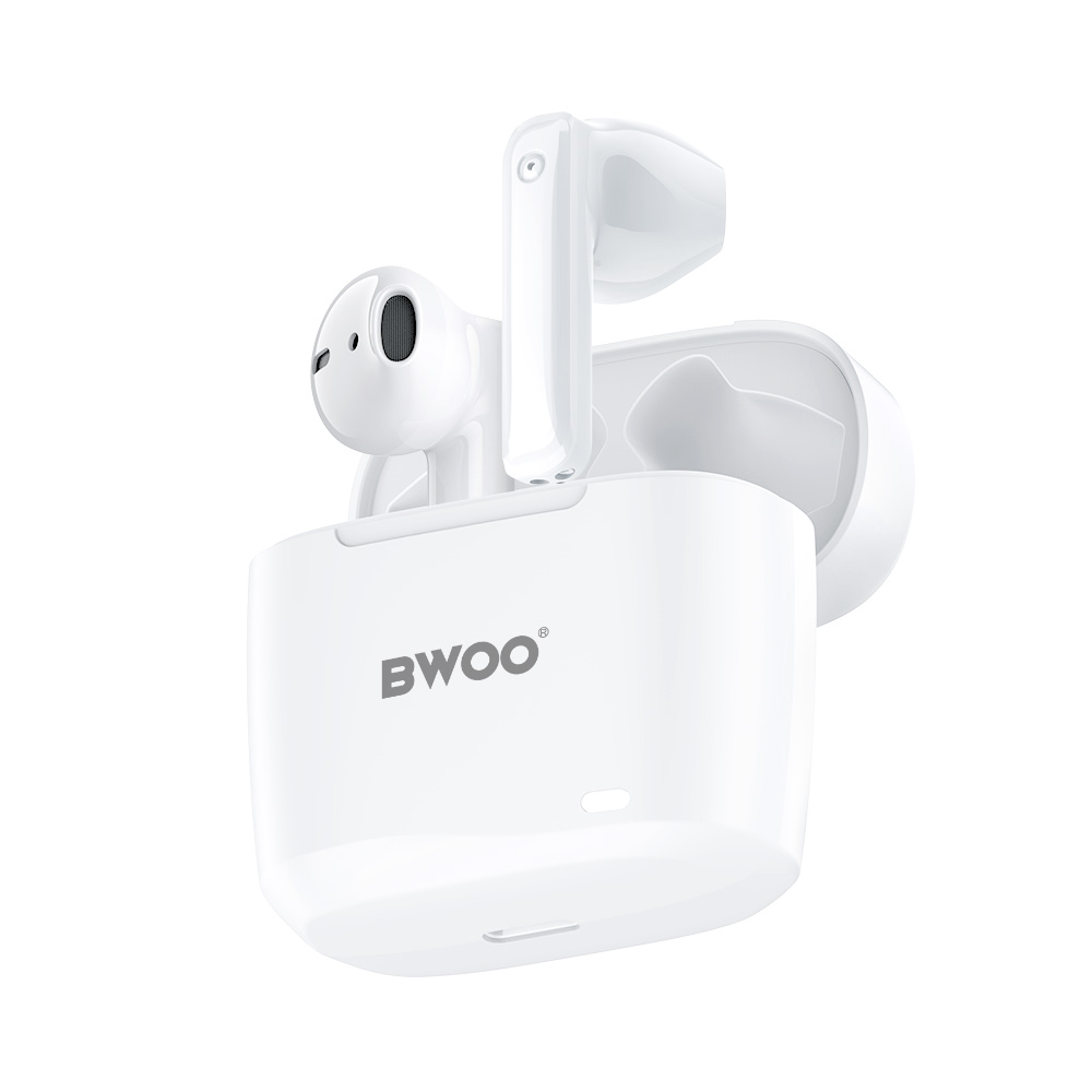 Auriculares Bluetooth BWOO BW94, TWS, Branco