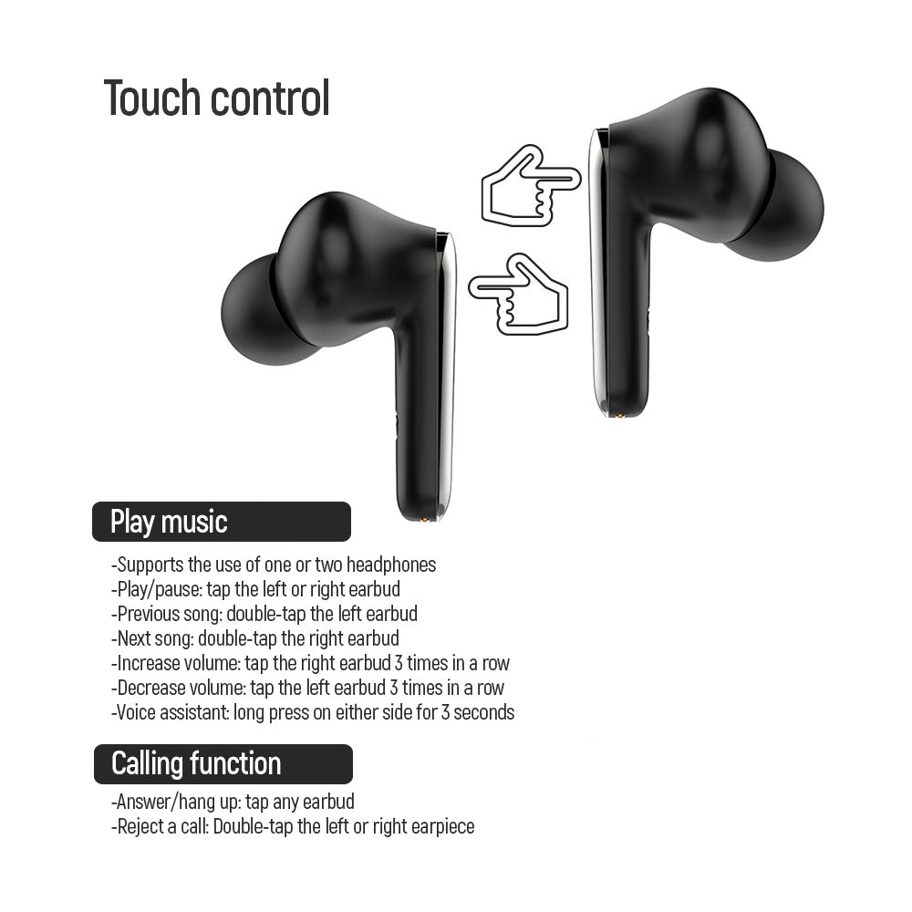 Handsfree Bluetooth ColorWay TWS3, TWS, Preto