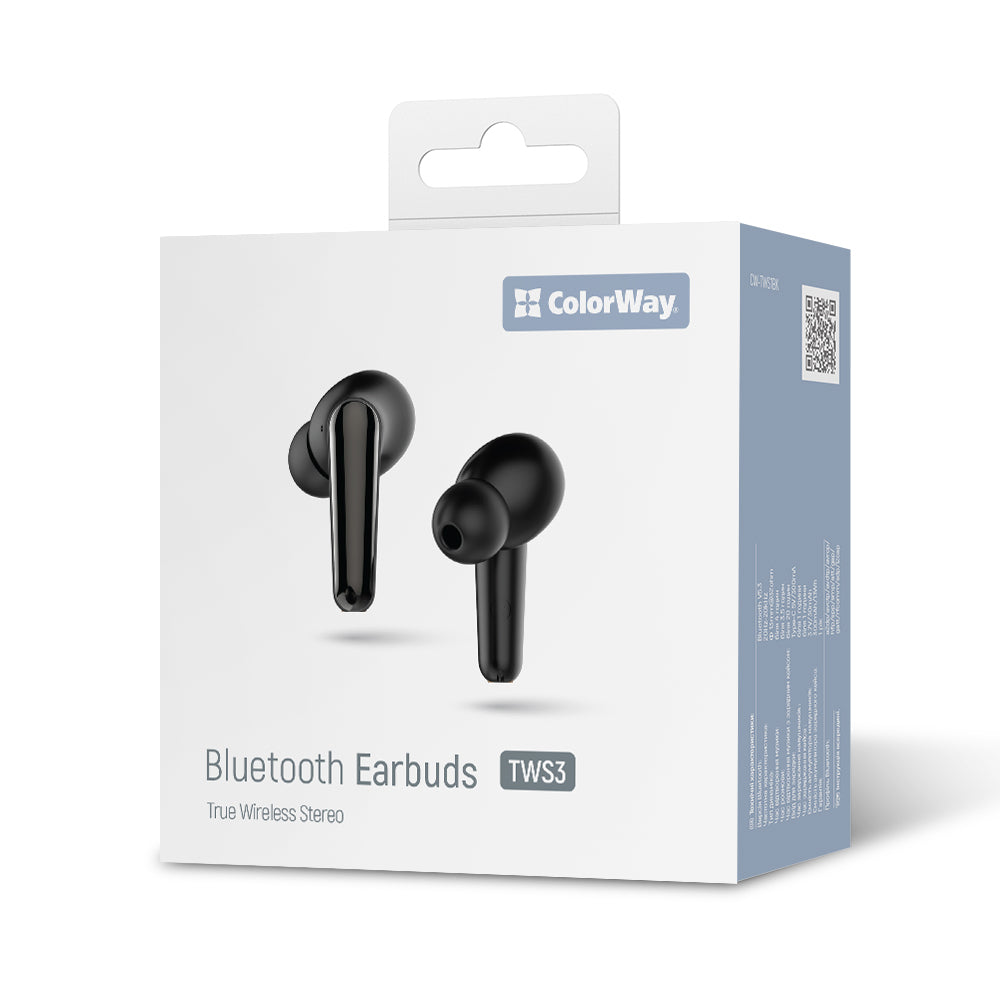 Handsfree Bluetooth ColorWay TWS3, TWS, Preto