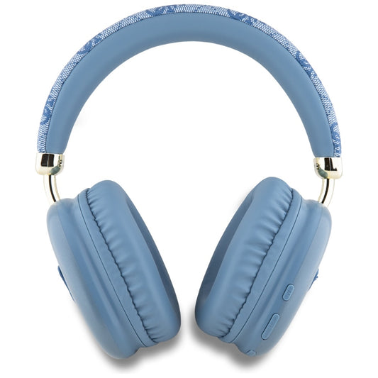 Handsfree Bluetooth Guess 4G Logotipo Triângulo Dourado, A2DP, Azul