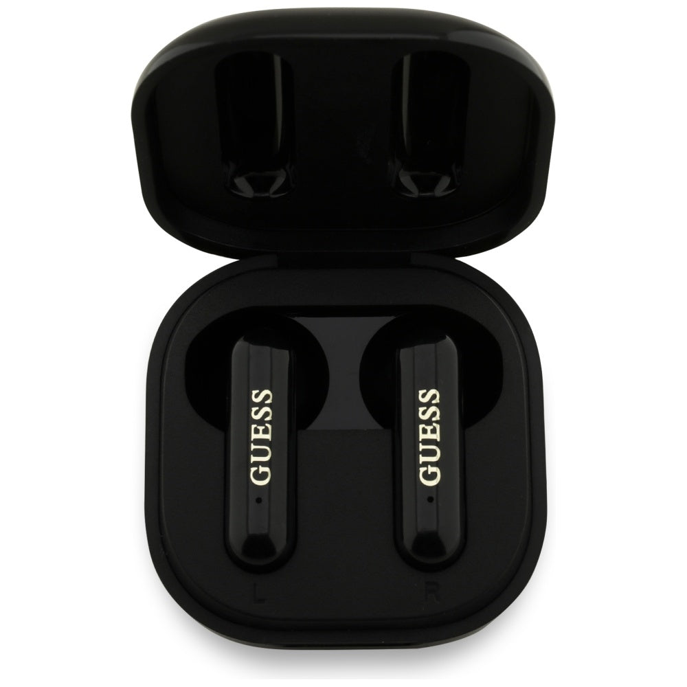 Handsfree Bluetooth Guess 4G Metal Logo, TWS, Preto
