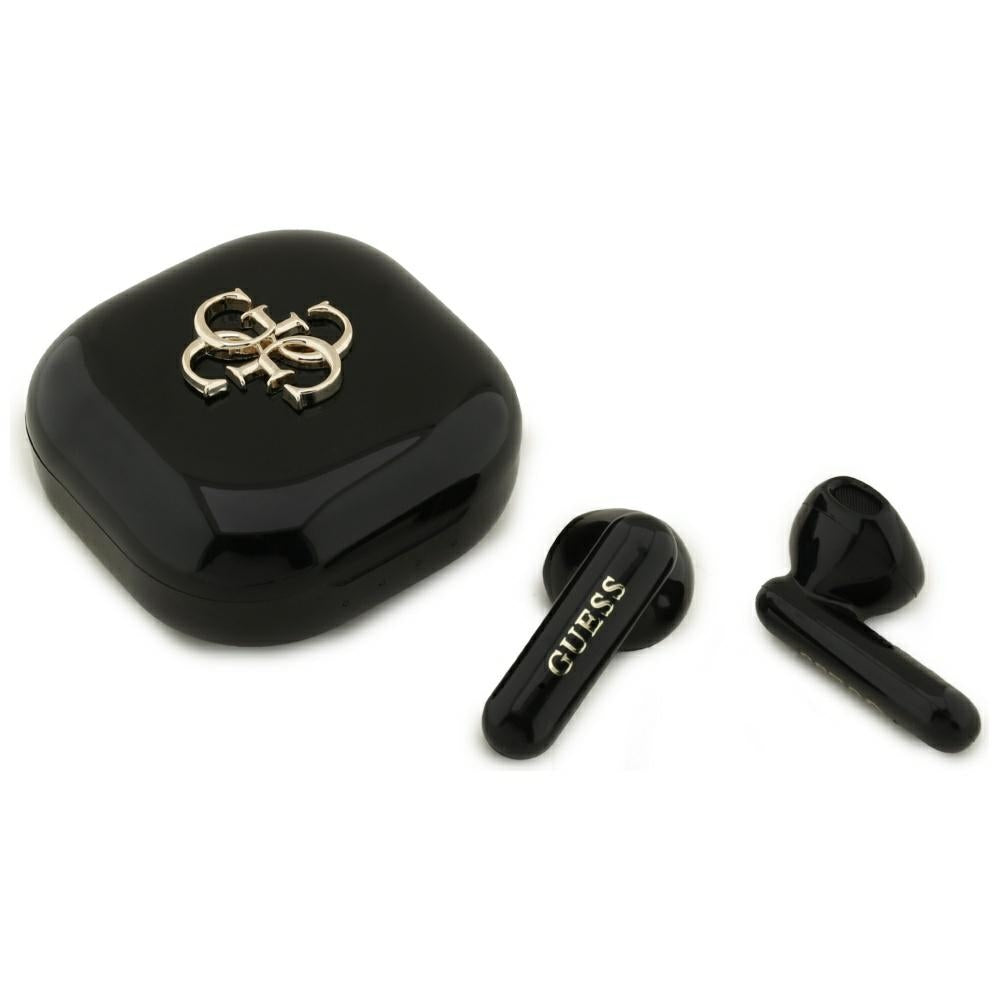Handsfree Bluetooth Guess 4G Metal Logo, TWS, Preto