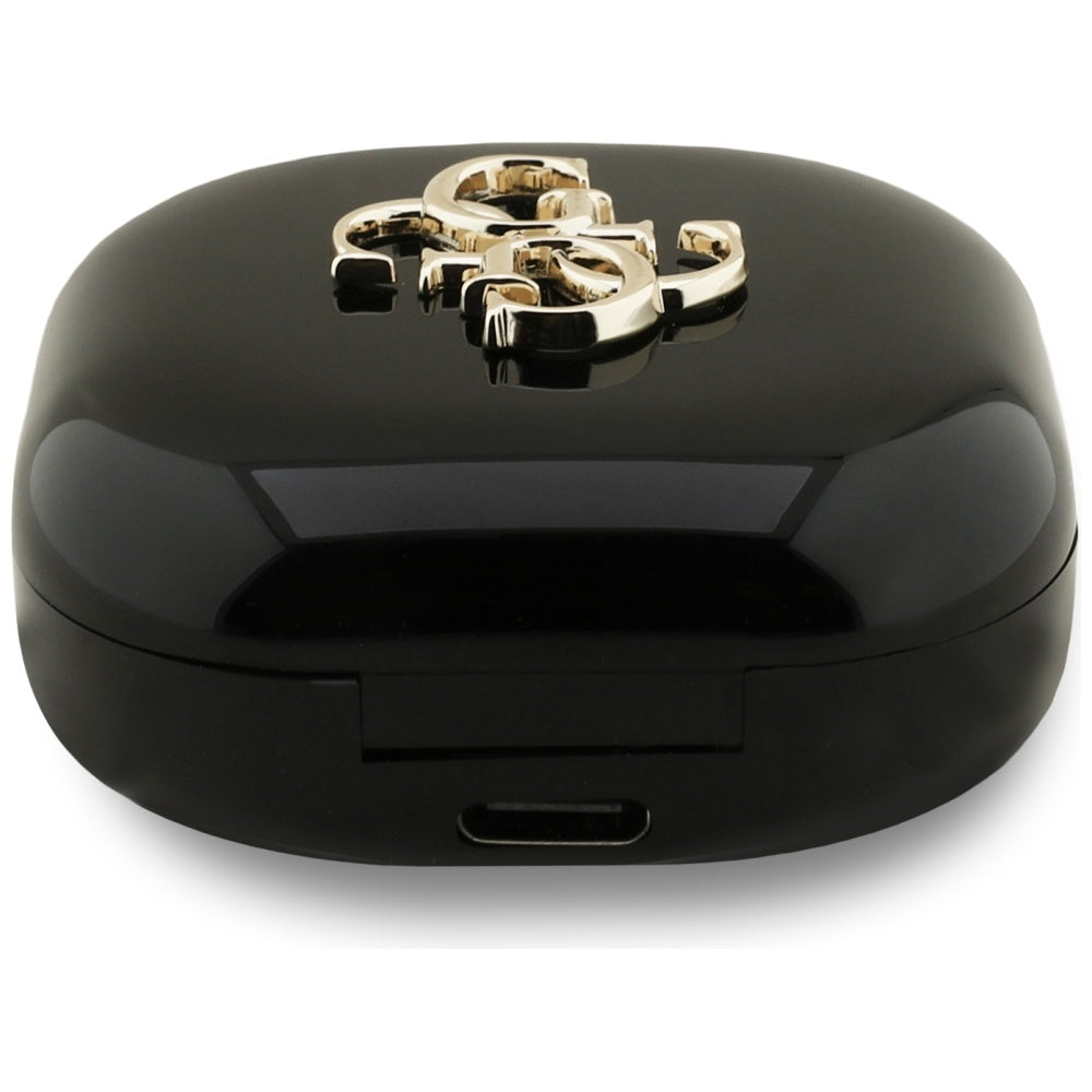 Handsfree Bluetooth Guess 4G Metal Logo, TWS, Preto