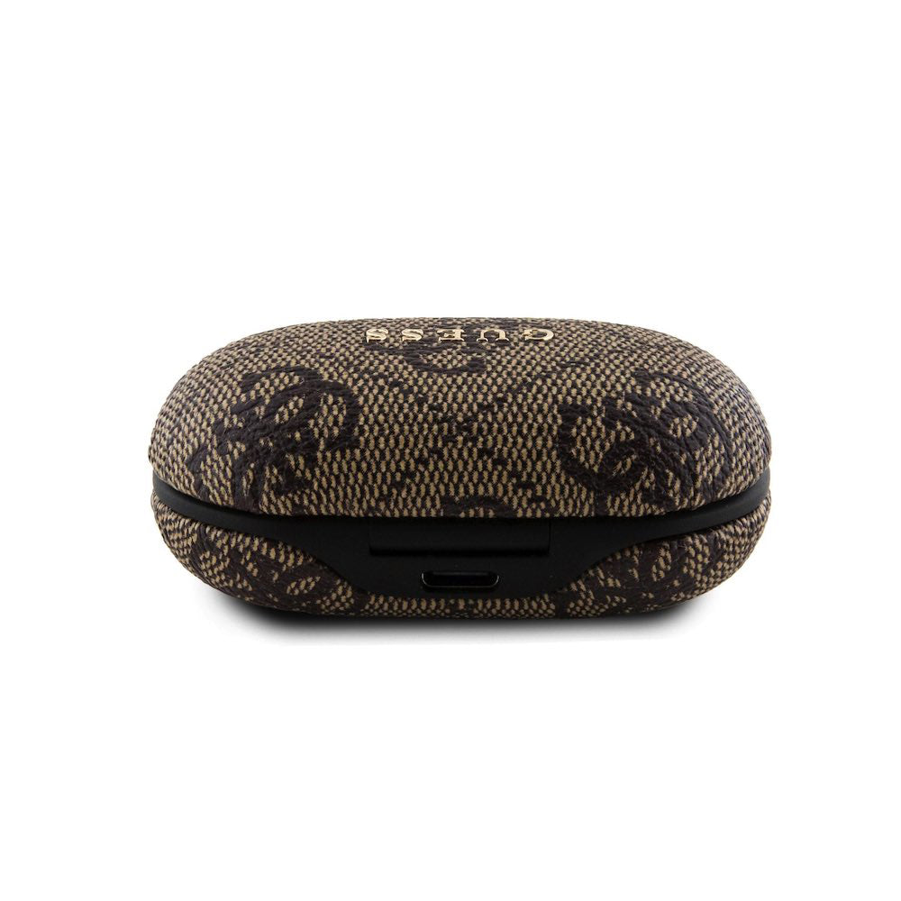 Handsfree Bluetooth Guess 4G Metal, TWS, Castanho