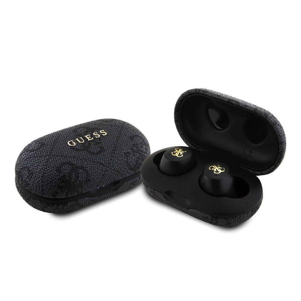 Handsfree Bluetooth Guess 4G Metal, TWS, Preto