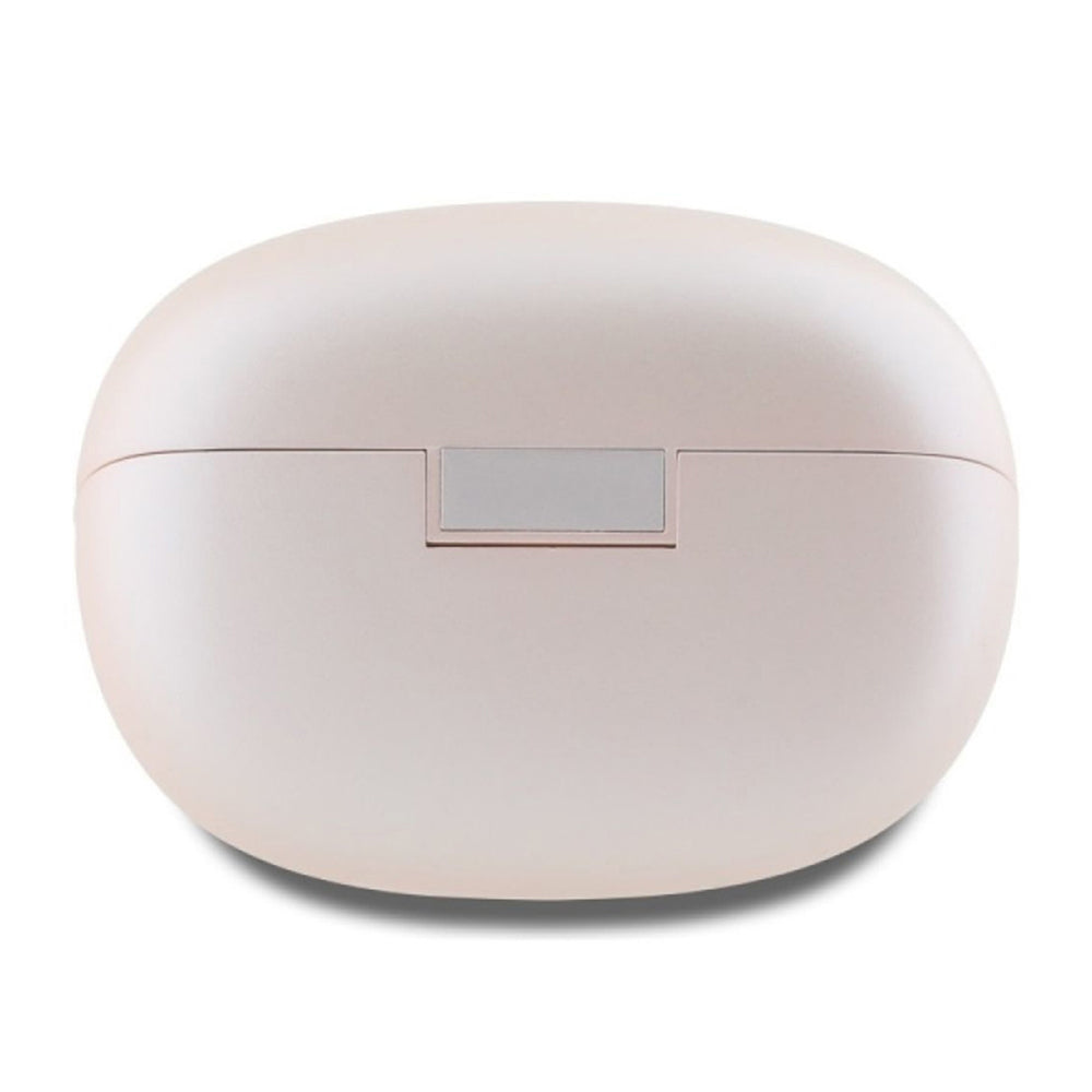 Handsfree Bluetooth Guess Capsule com Logo Impresso, TWS, ANC, Rosa