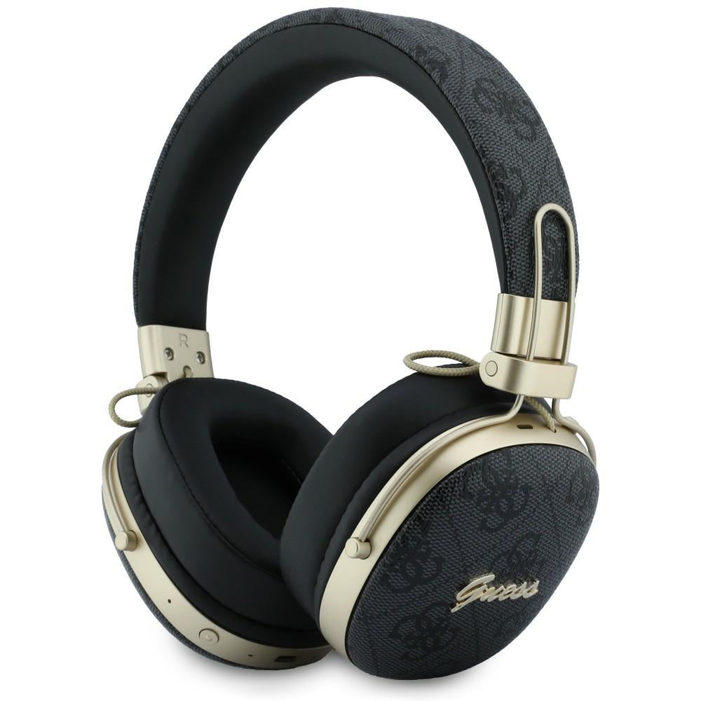 Auricular Bluetooth Handsfree Guess Metal 4G Script Logo, A2DP, Preto