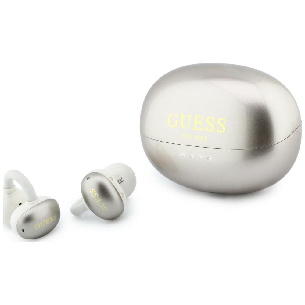 Handsfree Bluetooth Guess Acabamento Metálico Partes Electropated Clássico, TWS, Dourado