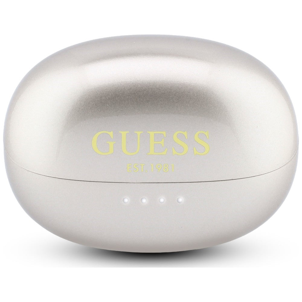 Handsfree Bluetooth Guess Acabamento Metálico Partes Electropated Clássico, TWS, Dourado