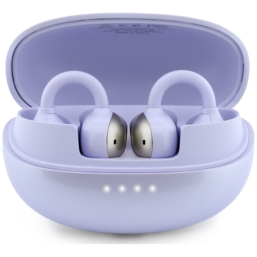 Handsfree Bluetooth Guess Acabamento Metálico Partes Electropated Clássico, TWS, Roxo