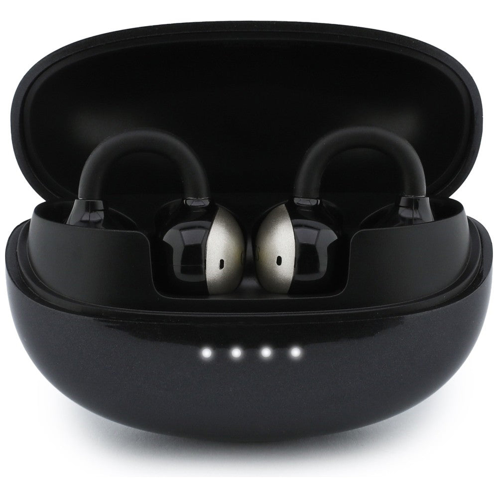 Handsfree Bluetooth Guess Acabamento Metálico Partes Electropated Clássico, TWS, Preto