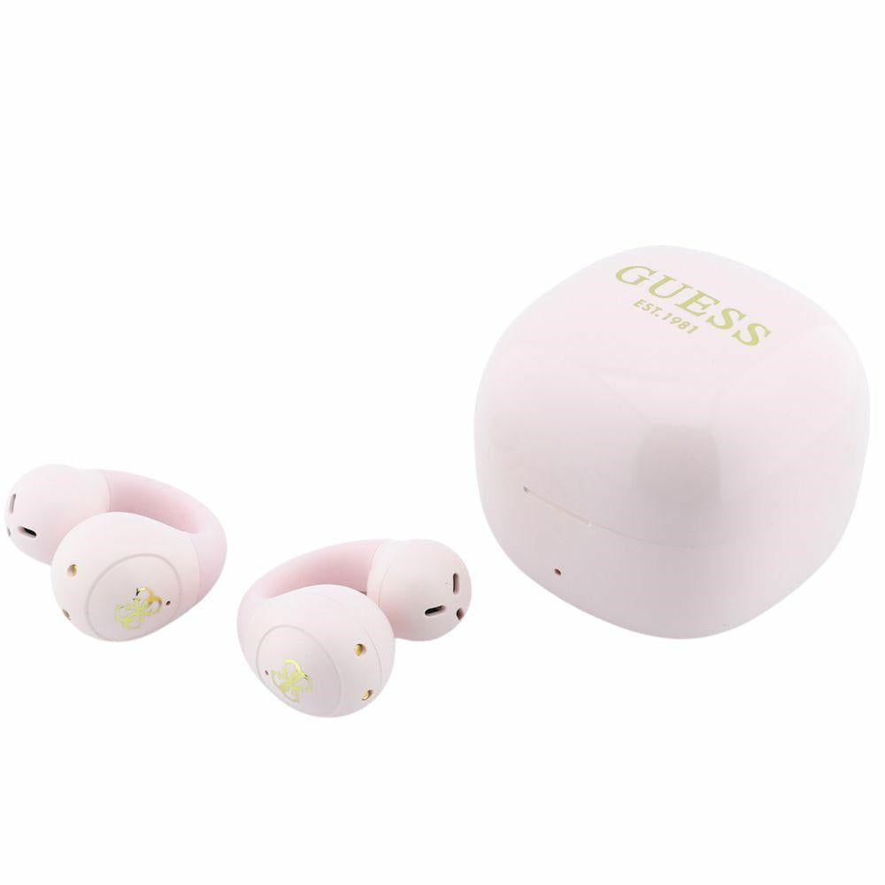 Auricular Bluetooth Handsfree Guess Mini Classic, TWS, Rosa