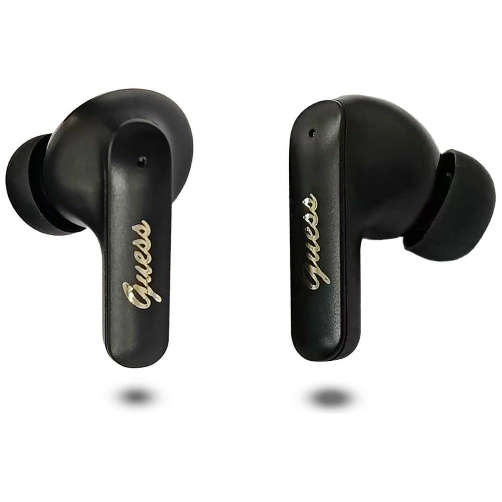Handsfree Bluetooth Guess Script Metal Logo, TWS, Preto