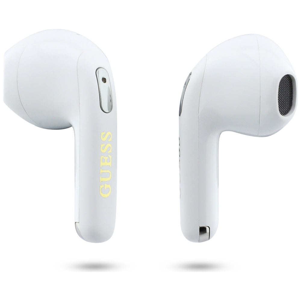 Handsfree Bluetooth Guess Script Print, TWS, Branco