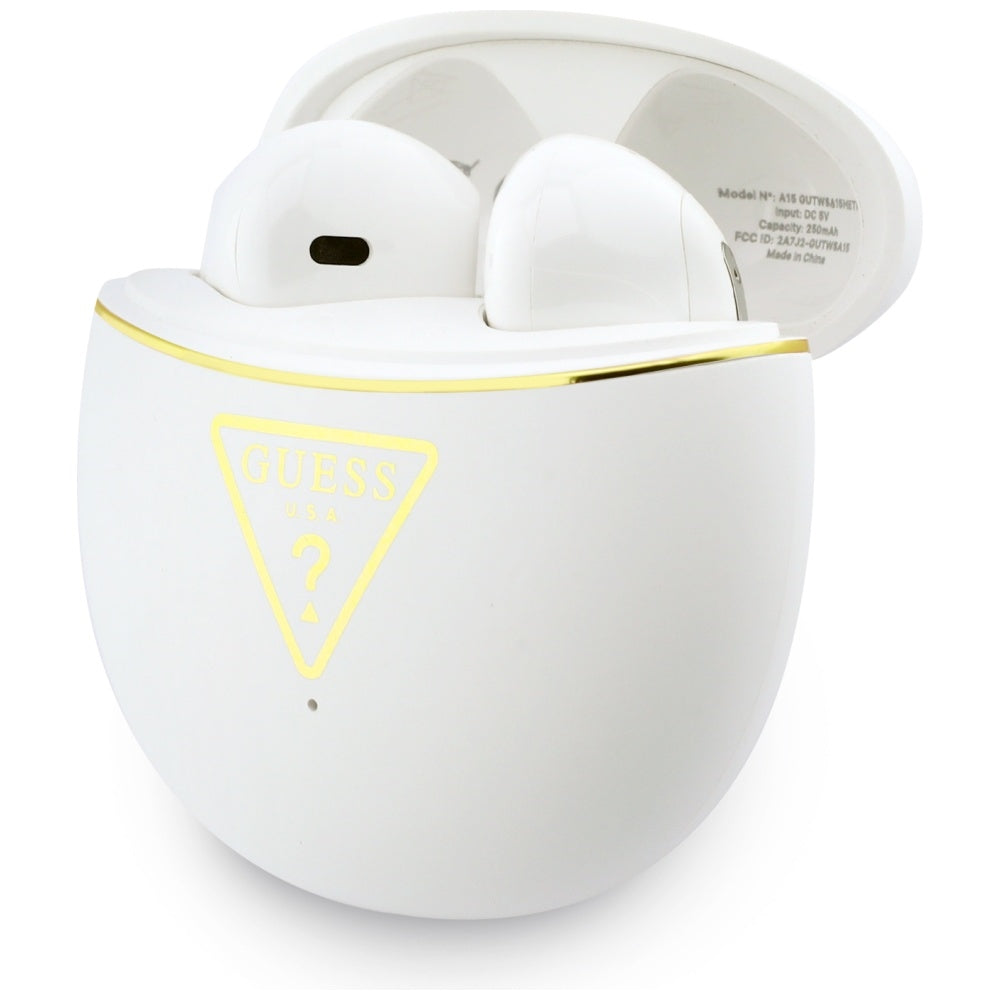 Handsfree Bluetooth Guess Script Print, TWS, Branco