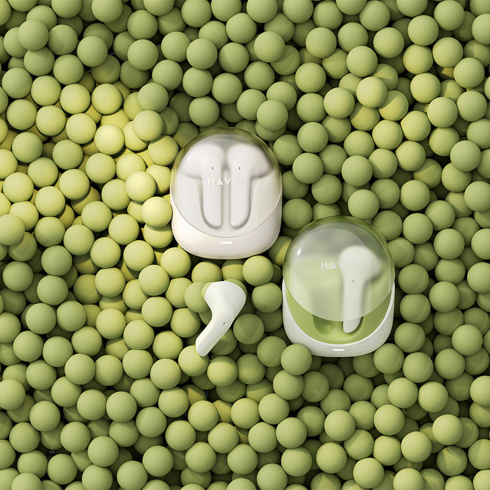 Handsfree Bluetooth HAVIT Modern Buds TW974, TWS, Bege