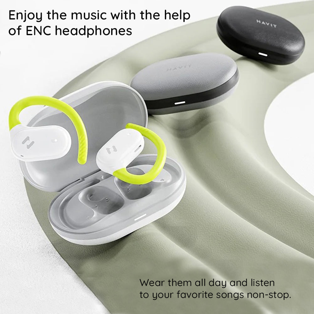 Handsfree Bluetooth HAVIT OWS915, TWS, Branco