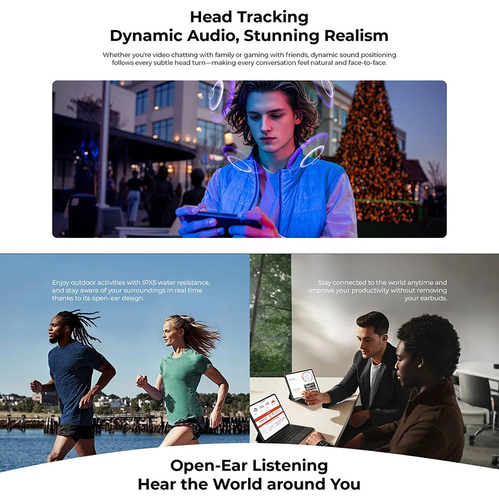 Handsfree Bluetooth HAVIT OWS916, TWS, Cinzento