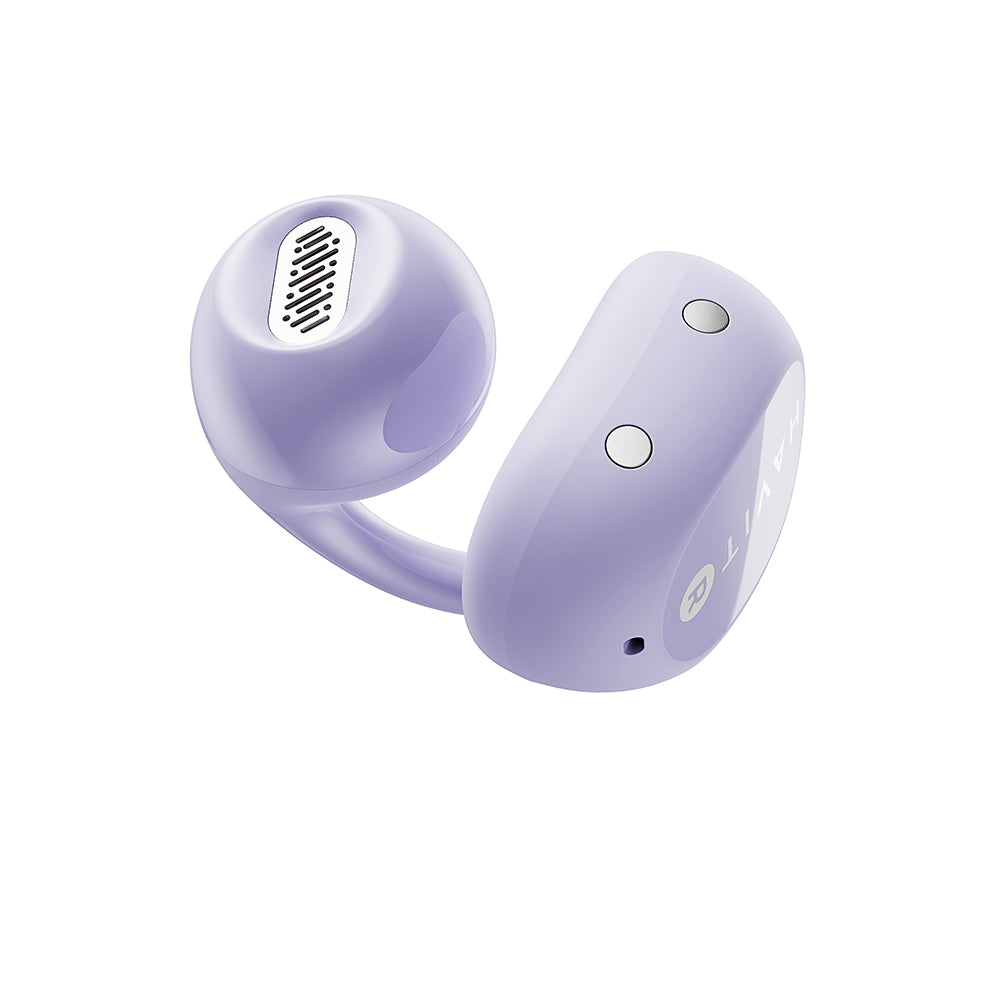 Handsfree Bluetooth HAVIT OWS916 Lite, TWS, Roxo