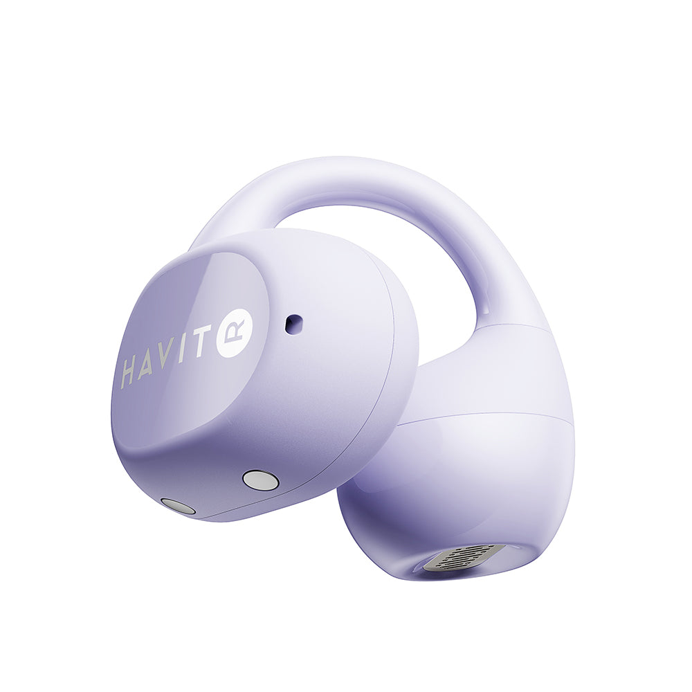 Handsfree Bluetooth HAVIT OWS916 Lite, TWS, Roxo