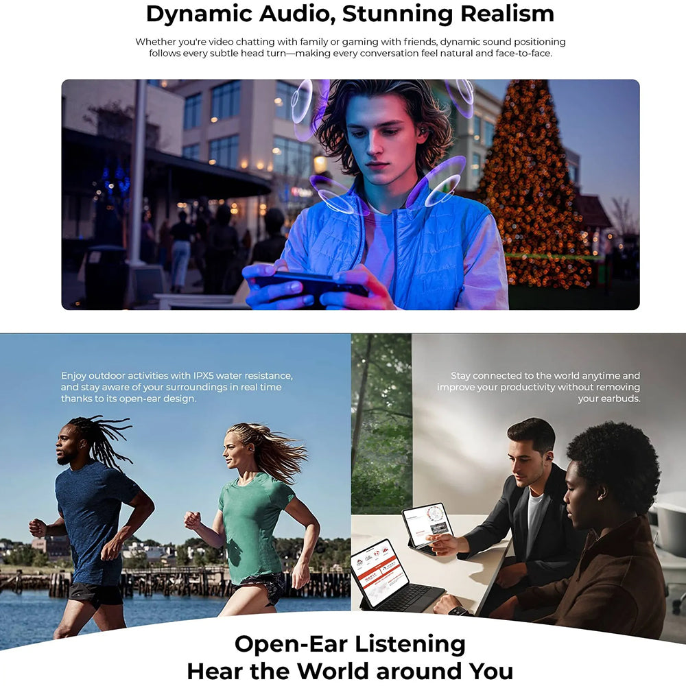 Handsfree Bluetooth HAVIT OWS916 Lite, TWS, Preto