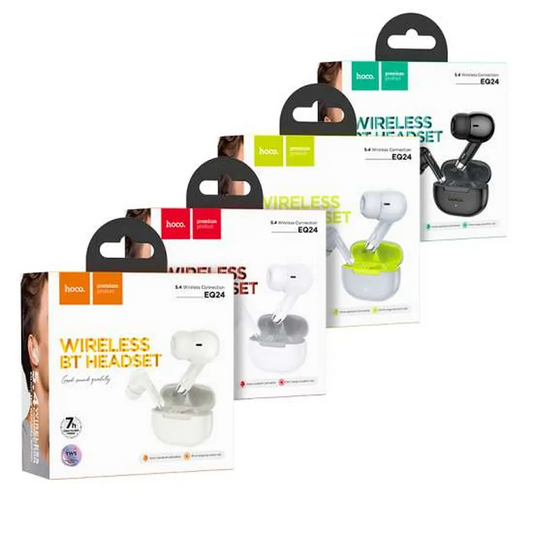 Handsfree Bluetooth HOCO EQ24, TWS, Dourado