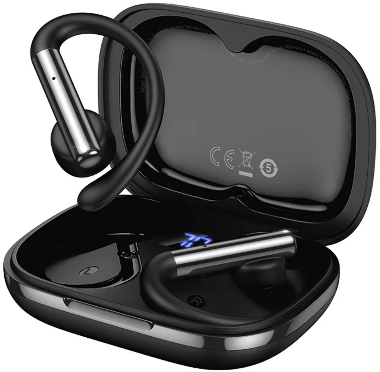 Handsfree Bluetooth HOCO EW206, TWS, Preto