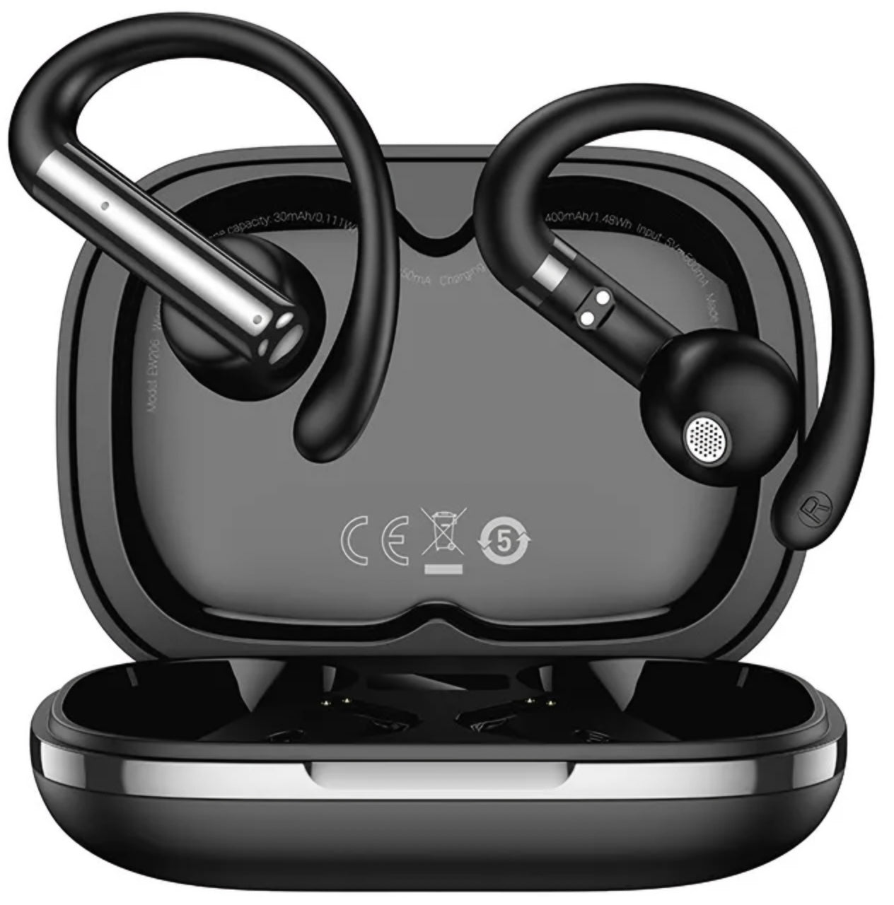 Handsfree Bluetooth HOCO EW206, TWS, Preto