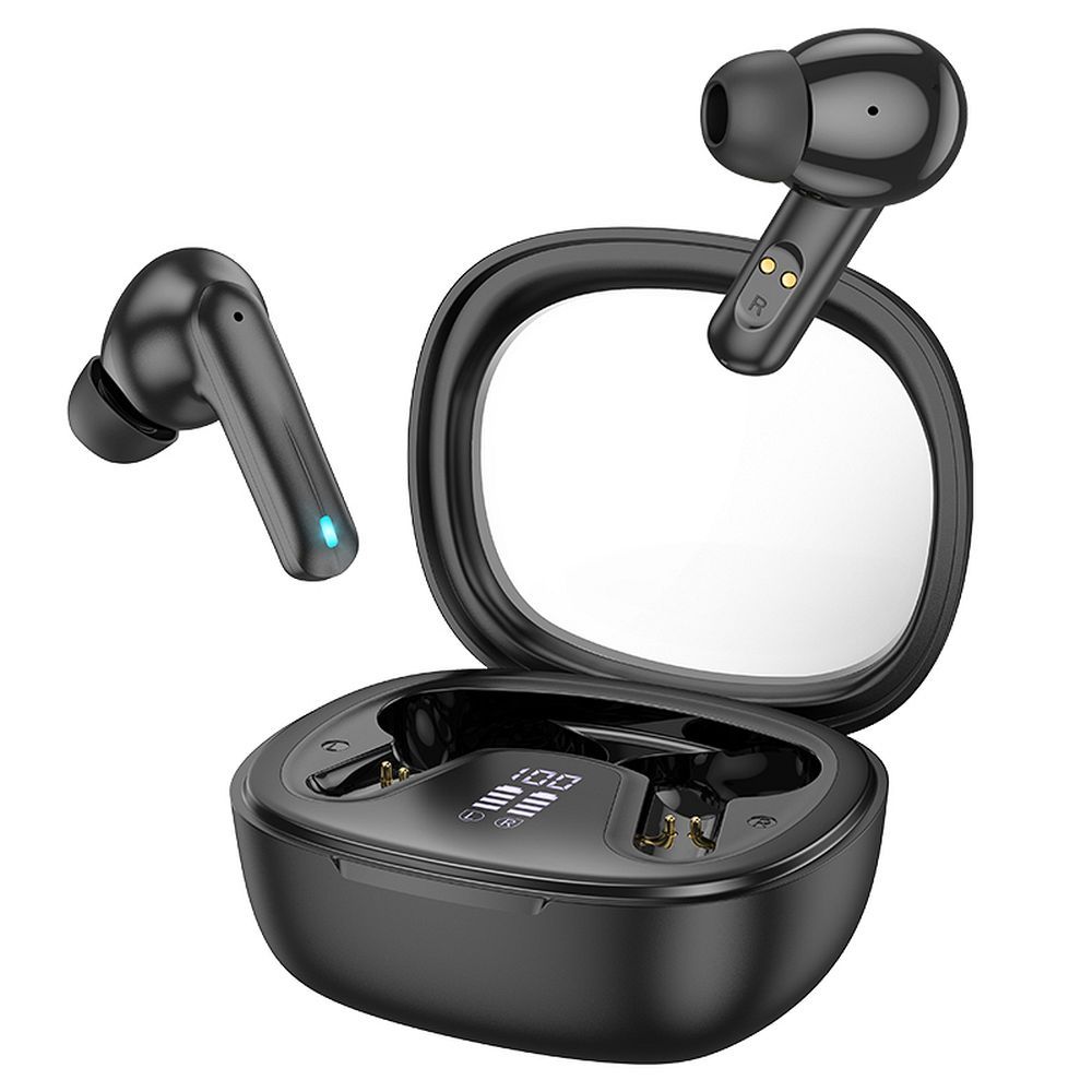 Mãos-livres Bluetooth HOCO Shadow EQ6, TWS, preto
