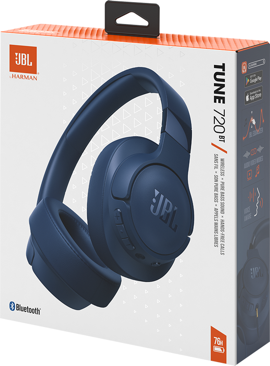 Mãos-livres Bluetooth JBL Tune 720BT, Multiponto, A2DP, Azul JBLT720BTBTBLU