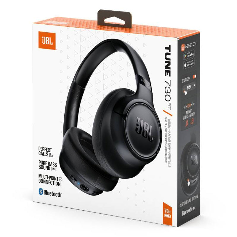 Handsfree Bluetooth JBL Tune 730BT, MultiPoint, A2DP, Preto JBLT730BTBLK